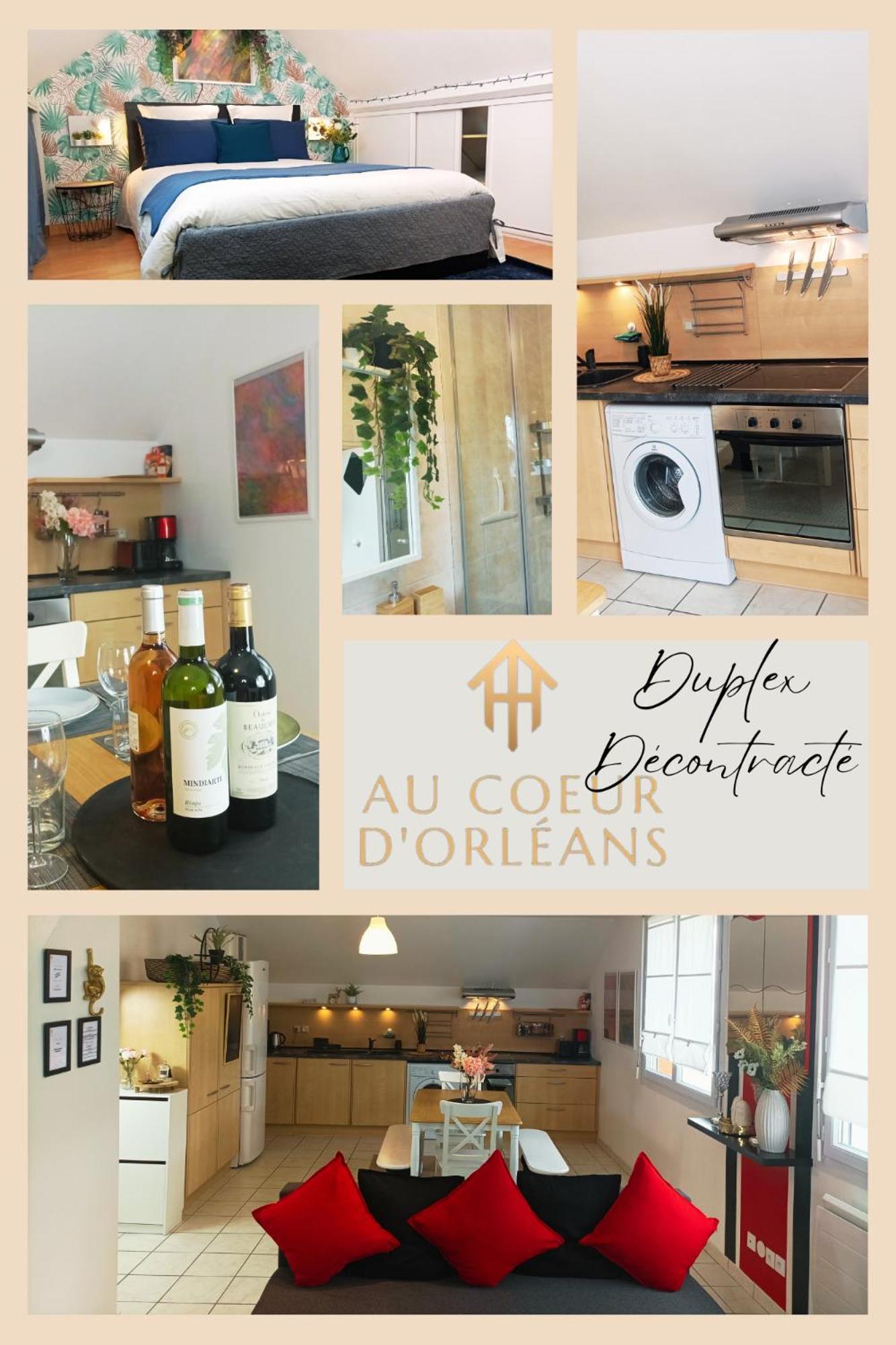 Le Duplex Decontracte Apartment Fleury les Aubrais Bagian luar foto